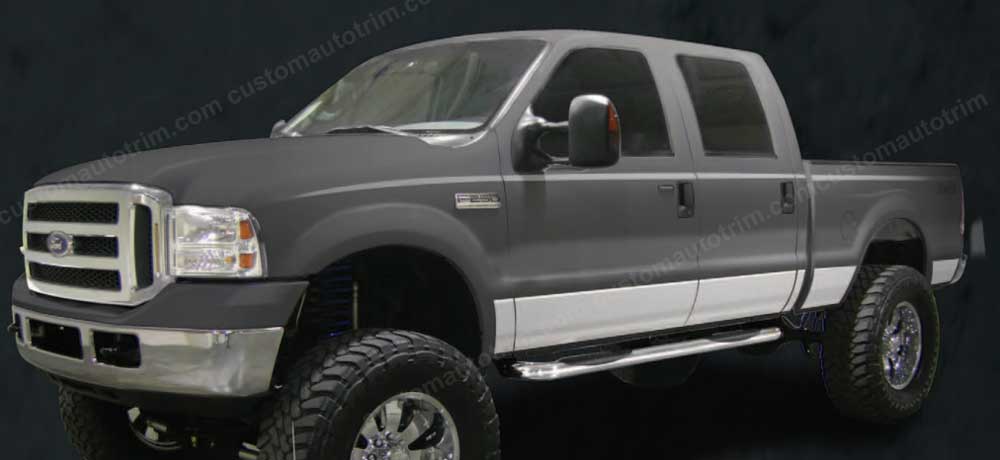 Sample Chrome Rocker Panels on Ford