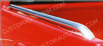 Round Chrome Tube Bolt-on Truck Bed Rails