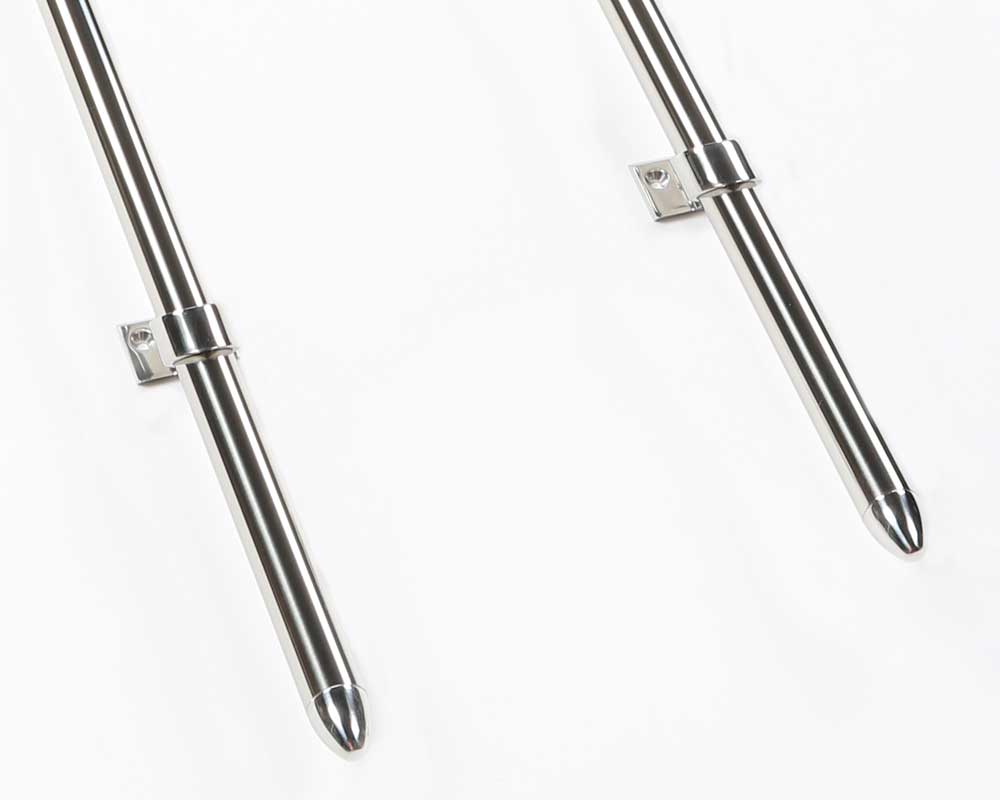 Mini-Tube Bullet Stainless Steel Side Rails