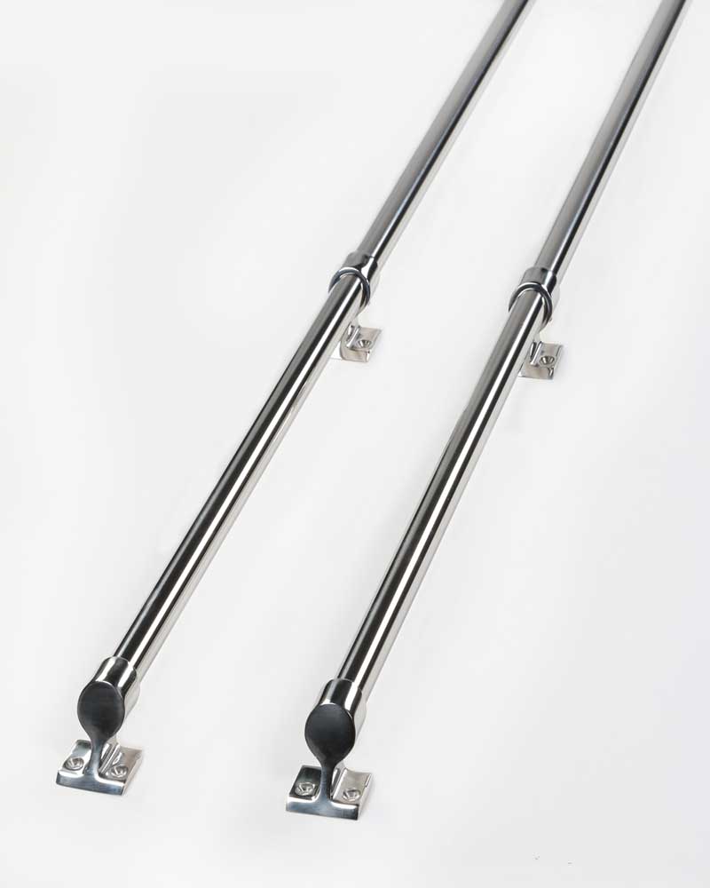 Mini-Tube Impact Stainless Steel Side Rails