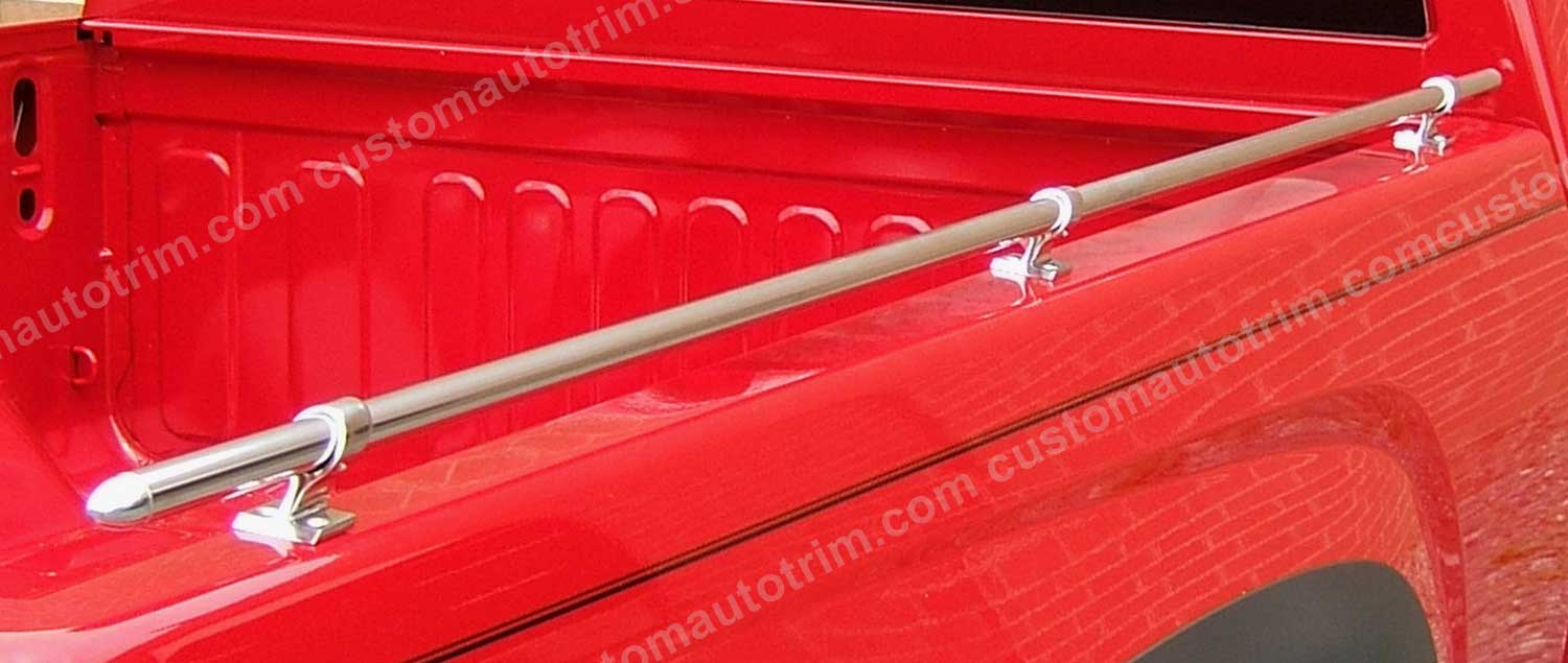 Mini-Tube Bullet Style Truck Bed Rails - 68 Inches Long X 7/8 Inches Round
