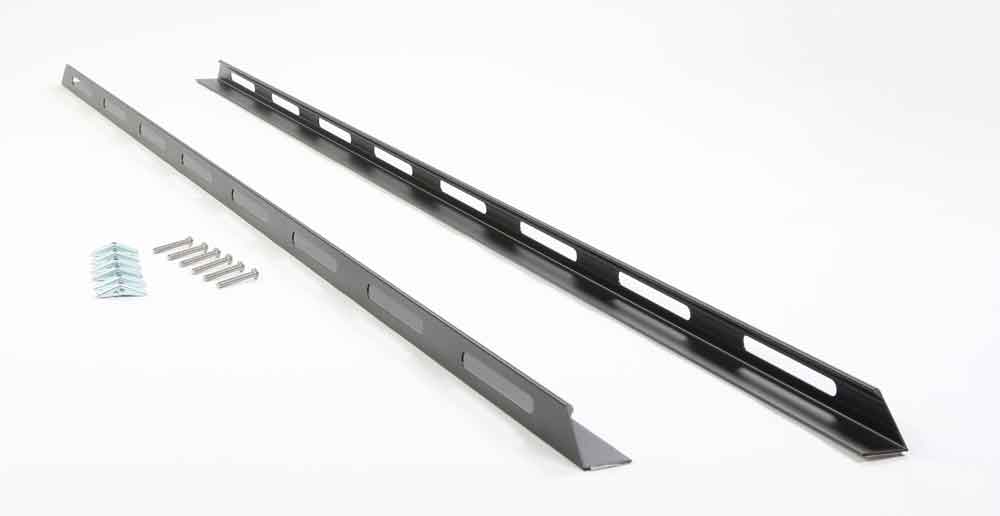 Black Slotted Truck Bed Rails