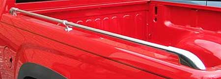 Mini-Tube Torpedo Style Truck Bed Rails - 68 Inches Long X 7/8 Inches Round