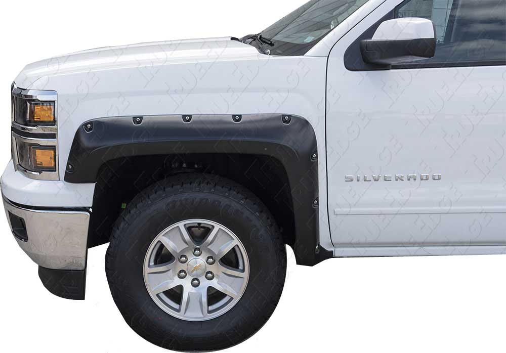 Pocket Style Fender Flares, Chevy Silverado 2500/3500  2015 - 2019 - 4 Pcs.