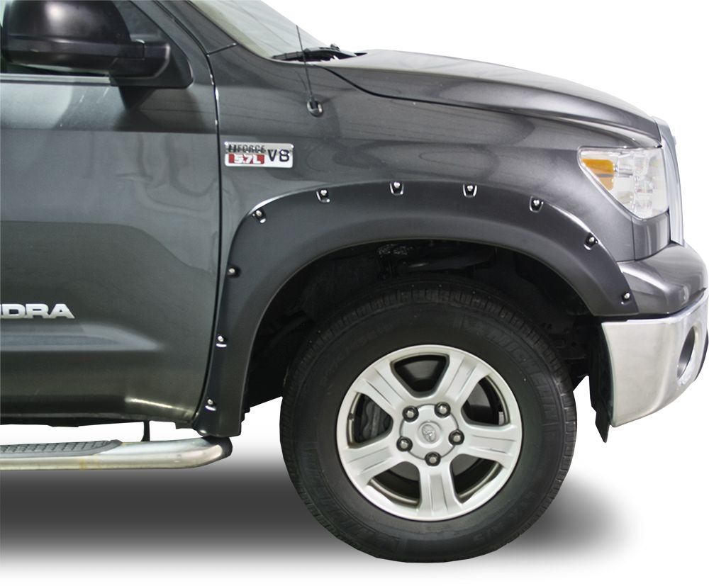 Pocket Style Fender Flares, Toyota Tundra, Long Front Style 2007 - 2013 - 4 Pcs.