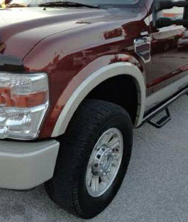 Factory Street Style Fender Flares, Ford F250 Super Duty 2008 - 2010 - 4 Pcs.