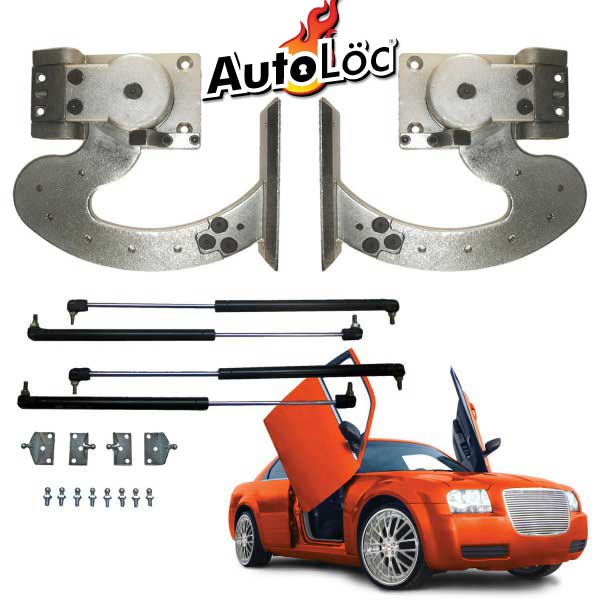 AutoLoc Universal Heavy Duty 90 Degree Lambo Door Kit, Manual Operation.