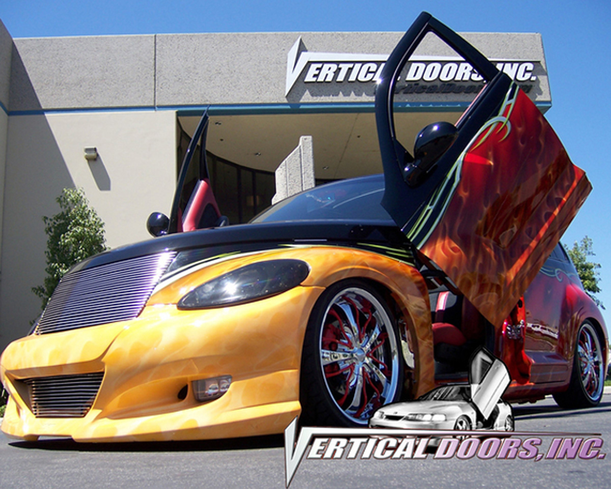 Vertical Doors Inc. Bolt-on Lambo Doors Kit, Manual Operation.