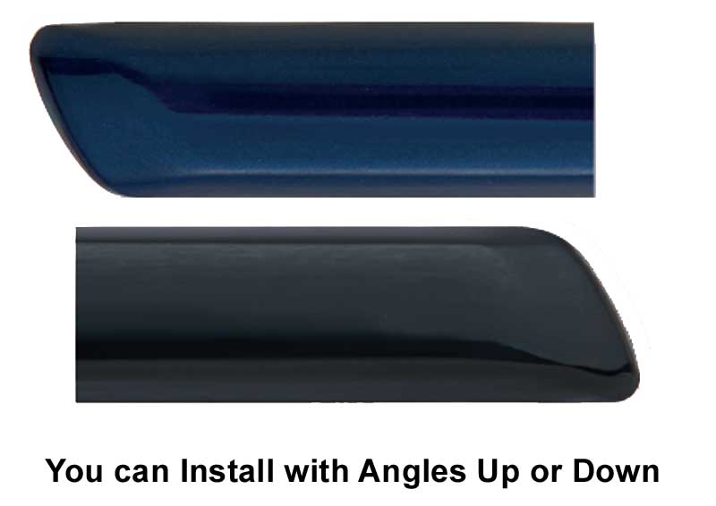 3/4 inch Universal Factory Style Body Side Molding w/ Angled Ends in Colors.
