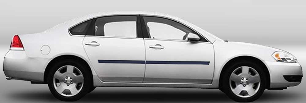 Honda Factory Style Body Side Molding w/ Angled Ends Available in Colors.