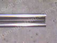 5/8 inch Aluminum Rivet-On Channel Molding.