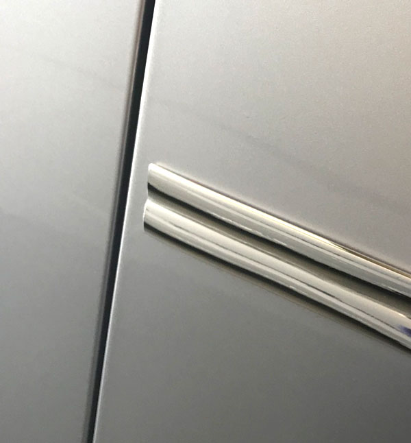 1 inch Flexible Inside and Outside Corner Molding and Ridge Line Molding, Chrome.