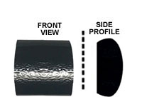 5/8 inch European Black Light Grain Style Body Side Molding 24 Ft or 100 Ft Rolls