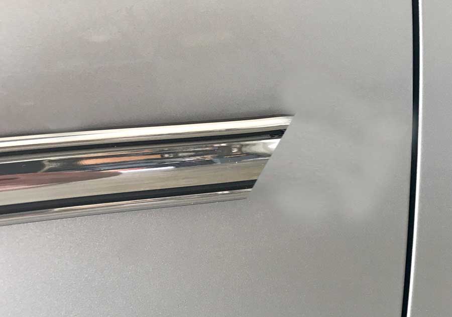 1 1/4 inch Chrome Edge w/ Chrome Center Body Side Molding - Roll Stock 