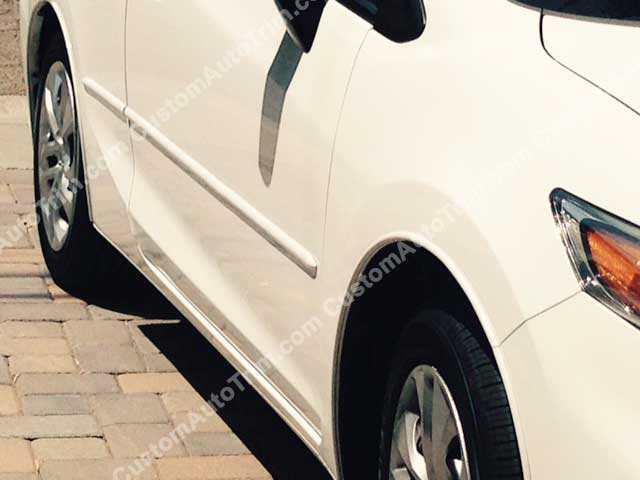 1 inch Nissan Factory Style Body Side Molding w/ Pointed Ends in Colors.