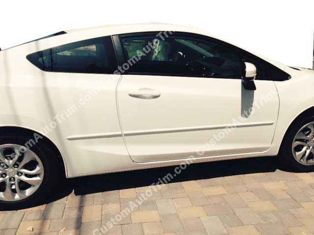 1 inch Nissan Factory Style Body Side Molding w/ Pointed Ends in Colors.