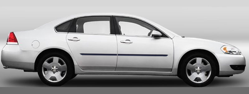 1 inch Universal Factory Style Body Side Molding in Colors