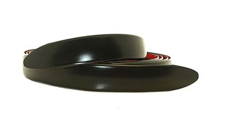 2 inch Sierra Style Body Side Molding with Tapered Ends, Black - 2 Pc Set, 8 Ft each pc. 