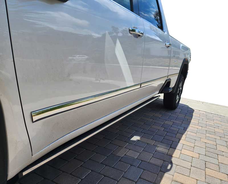 2 inch Universal Truck Body Side Molding Chrome Roll Stock.  