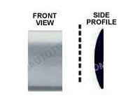 2 inch Universal Truck Body Side Molding Chrome Roll Stock.  