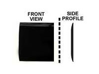 3 1/4 inch Universal Truck Body Side Molding Kit Black Smooth Finish 16 Ft or 50 Ft Rolls.