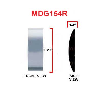 1 5/16 inch Chrome Body Side Molding 