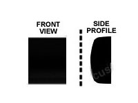 9/16 inch Smooth Style Body Side Molding Black or White 16 Ft or 50 Ft Rolls 