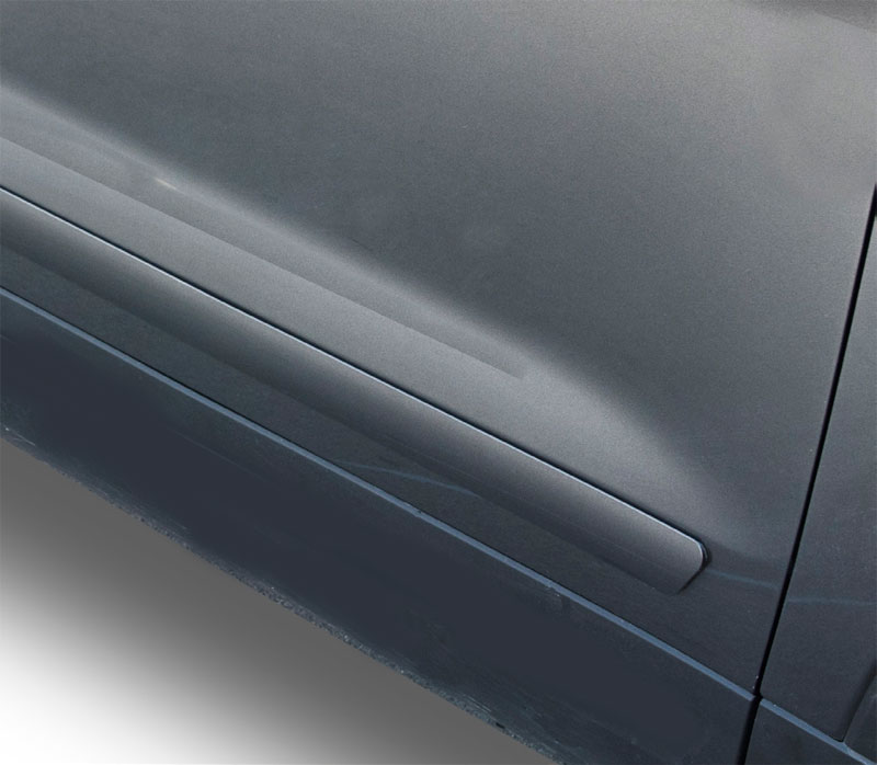 Nissan Factory Style Body Side Molding w/ Angled Ends Available in Colors.