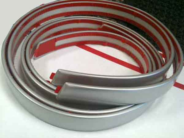 Honda Factory Style Body Side Molding w/ Angled Ends Available in Colors.