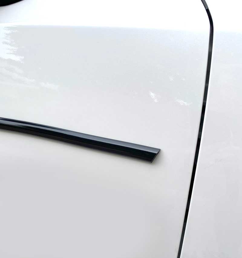 3/4 inch Half Round Wheel Well Molding Gloss Black MDG170 CustomAutoTrim