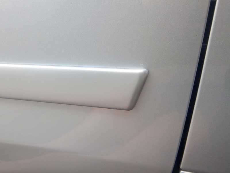 Nissan Factory Style Body Side Molding w/ Angled Ends Available in Colors.