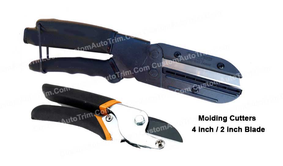 2 inch Universal Body Side Molding w/ Rounded Ends, Colors and is Paintable - 4 Pc Set (2 x 53 inch plus 2 x 42 inch pcs).