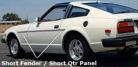 5/8 inch Body Side Molding Pkg for Z CARS,Trans Am, Small and Mid-Size Classic Cars - Standard Kit