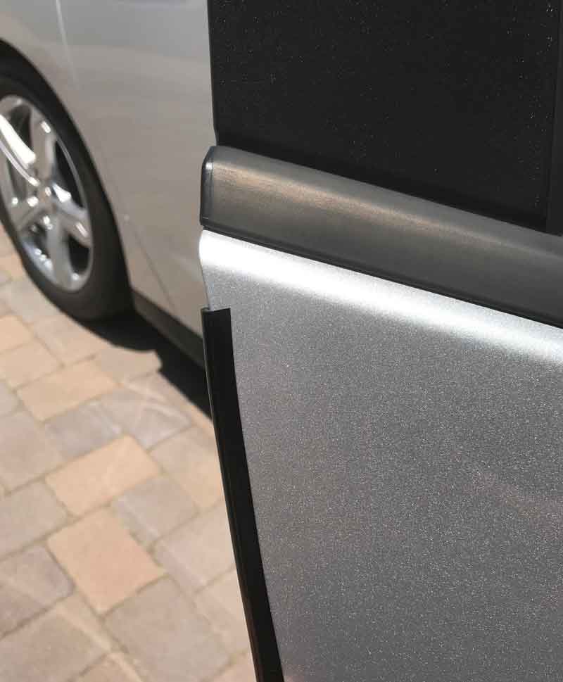 5/16 Inch U Shaped Door Edge Guards - Single Car Package 5 Ft Strip Black, Chrome or White.
