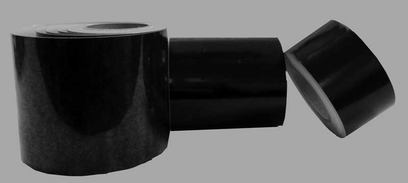 Blackout Tape, Matte Black Finish, Roll Stock