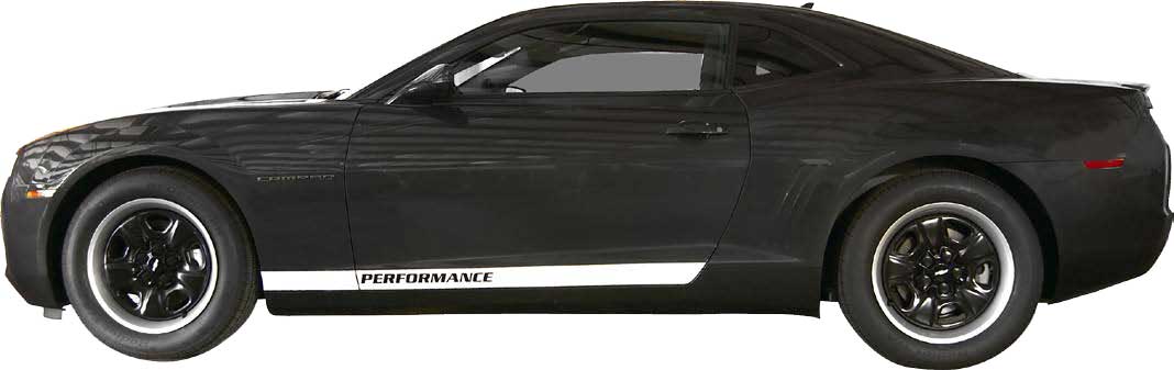 2010-2015 Chevy Camaro Performance Rocker Stripe.