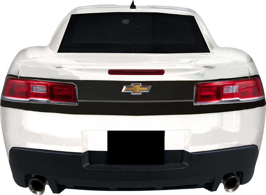 2014-2015 Chevy Camaro Trunk Blackout 2 Stripe.