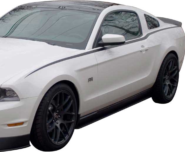 2010-2012 Mustang Reactor Side Stripe Graphics. 