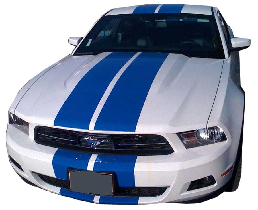 2010-2012 Mustang 10 inch Racing Stripes Kit.