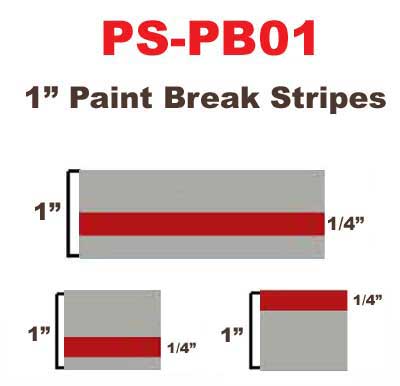 1 inch Paint Break Stripes