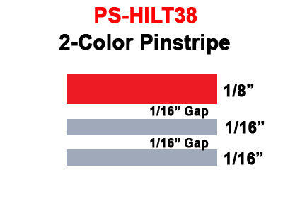 black pinstripe tape