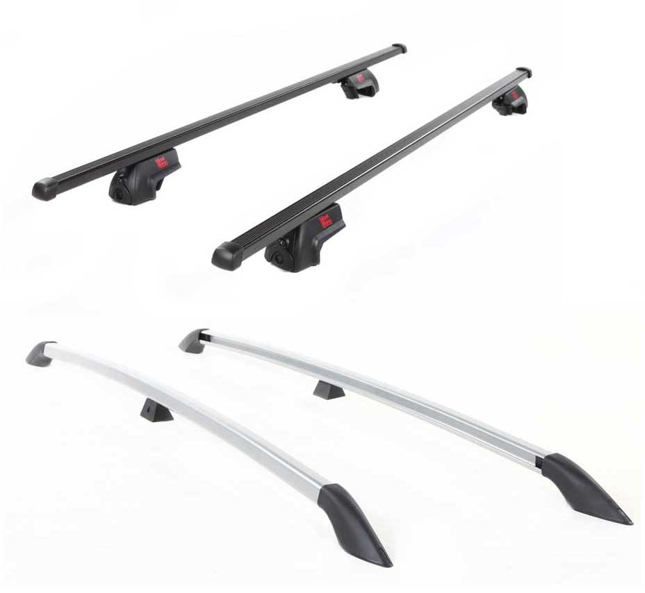Universal Aventura-Mont Blanc Heavy Duty Roof Rack, Silver Side Rails (Shell Top Installs Only)