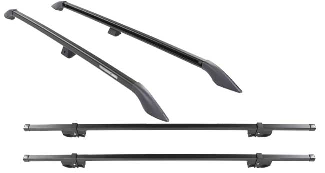 Aventura-SportQuest Heavy Duty Roof Rack Black