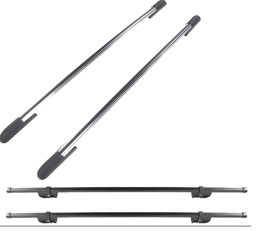 DynaSport-SportQuest Heavy Duty Roof Rack Brite Aluminum Side Rails