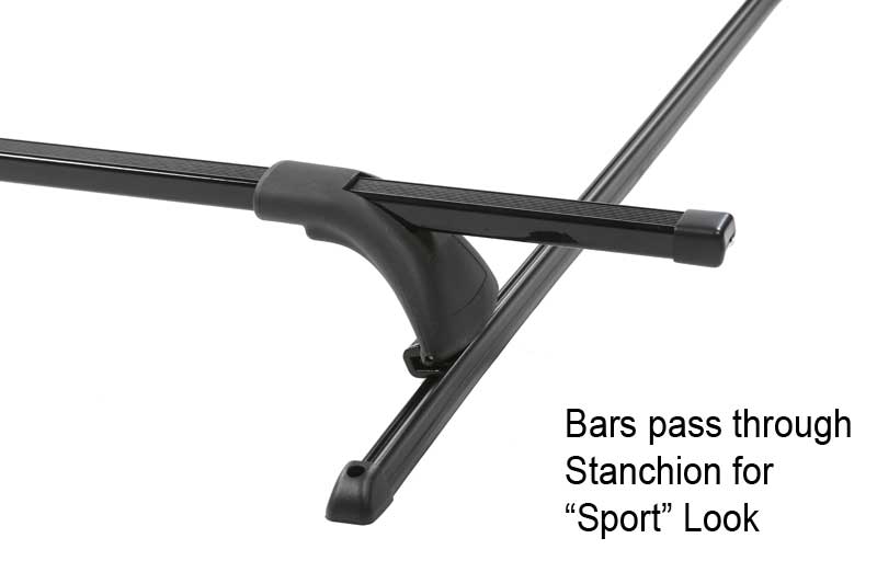 Use Open Stanchion for Pass-Thru Look SportQuest Roof Rack