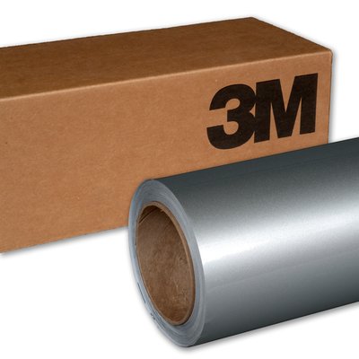3M Scotchprint Vinyl Wrap - Gloss Aluminum Metallic.