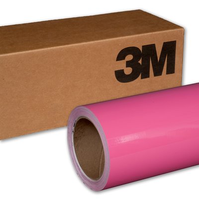 3M Scotchprint Vinyl Wrap - Gloss Hot Pink.