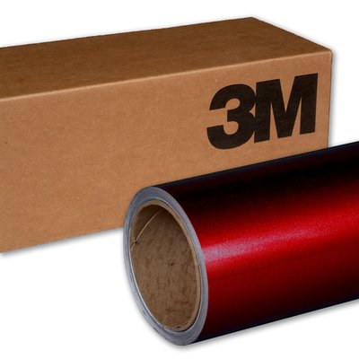 3M Scotchprint Vinyl Wrap - Gloss Red Metallic.