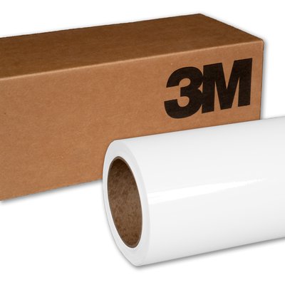 3M 2080 Scotchprint Gloss White Vinyl Car Wrap Film - G10 (Sample Or Full Roll)