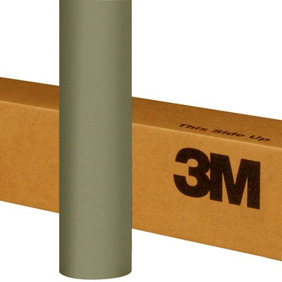 3M Scotchprint Vinyl Wrap - Matte Gray Aluminum Metallic.